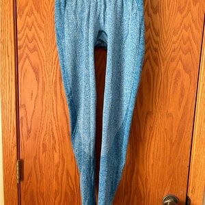 Blue Gym Shark Active Leggings